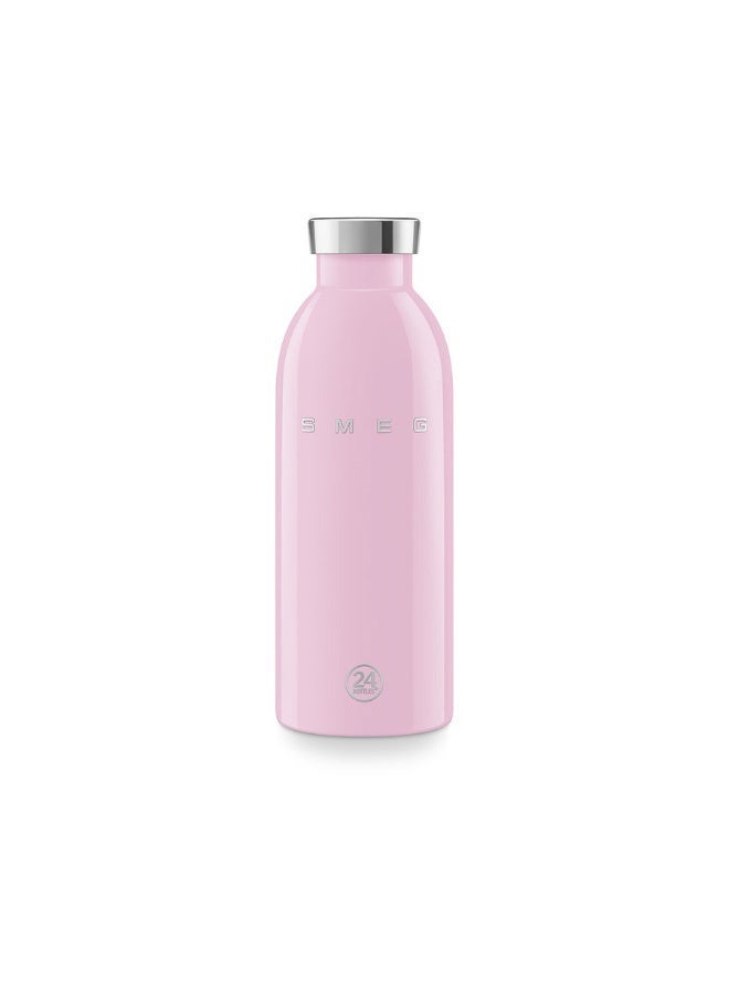 سميج ترمس زجاجة Smeg Clima سعة 500 مل، وردي اللون، 24 زجاجة. - Image 3